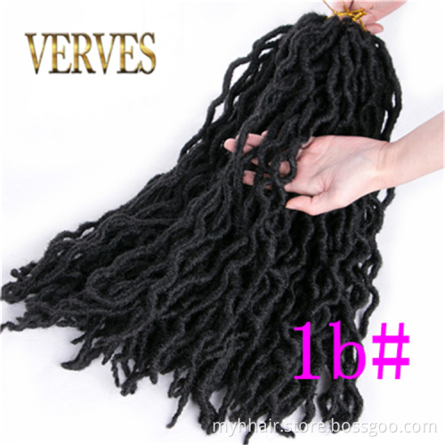 Crochet Braids Dreadlock Hair Extension 20 inch 24 roots/pack,Afro Locs twist Ombre Synthetic Braiding Hair burgundy